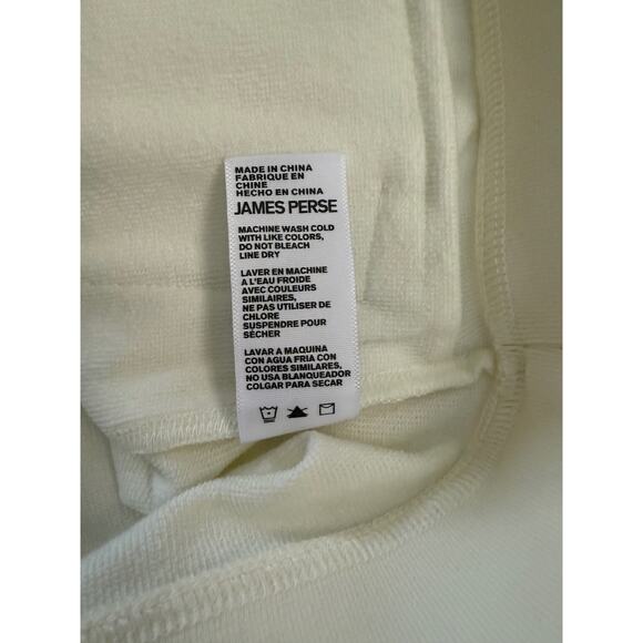 JAMES PERSE (Y/osemite) Women's Track Jacket in Cream NWT - Picture 8 of 11
